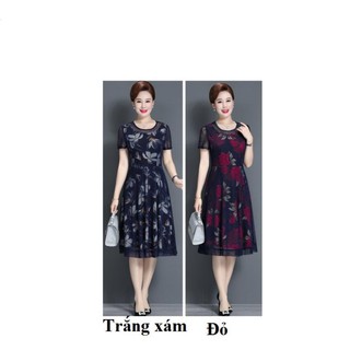 Váy hoa cao cấp cho mẹ