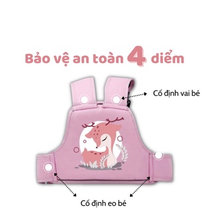 Đai đi xe máy an toàn cho bé