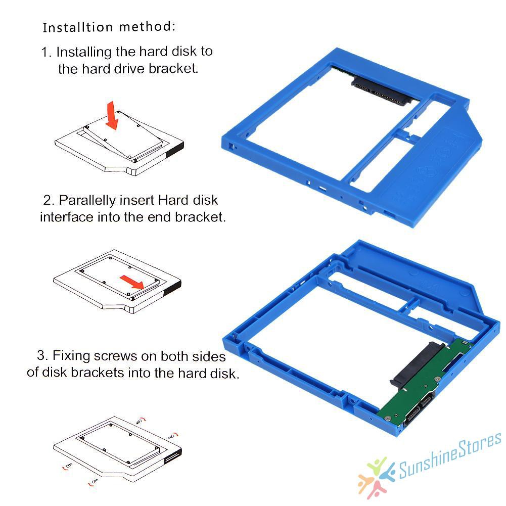 Khung Gắn Ổ Cứng Ssd Sata 3.0 Cd Dvd 9.0mm 2nd Hdd | WebRaoVat - webraovat.net.vn