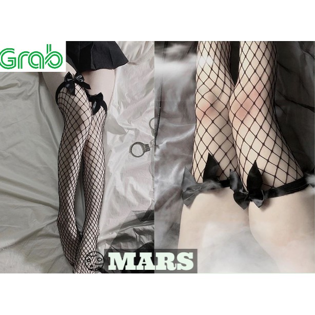 (Có sẵn) Vớ lưới đính nơ cosplay phong cách Lolita | BigBuy360 - bigbuy360.vn