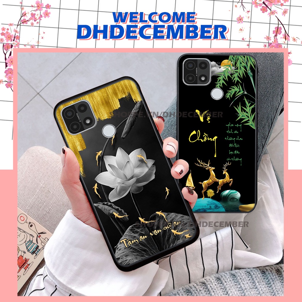 Ốp lưng Oppo A15 / A15S in hình thư pháp tâm an vạn sự an ,mã đáo thành công SIÊU CHẤT