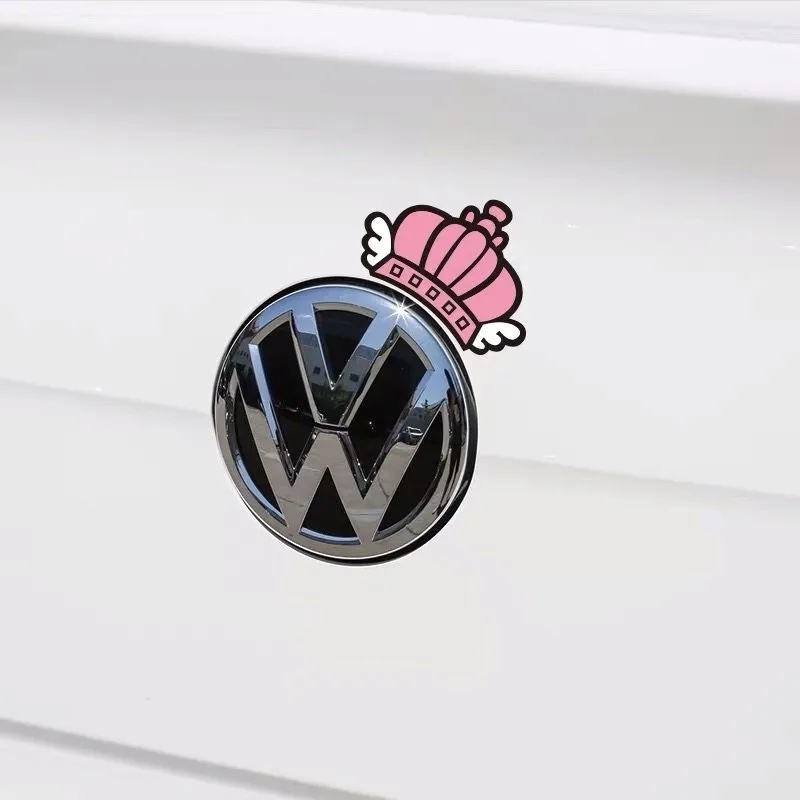 Miếng Dán Trang Trí Bình Xăng Xe Hơi Hình Tai Thỏ Hoạt Hình Vui Nhộn