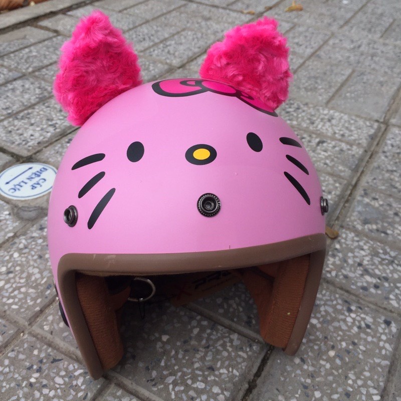 Nón Bảo Hiểm 3/4 - Xpro - Mèo Kitty