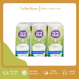 SỮA TƯƠI A2 NGUYÊN KEM ÚC hộp 200ml
