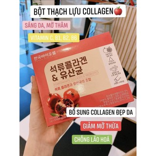 Bột thạch lựu collagel hàn quốc