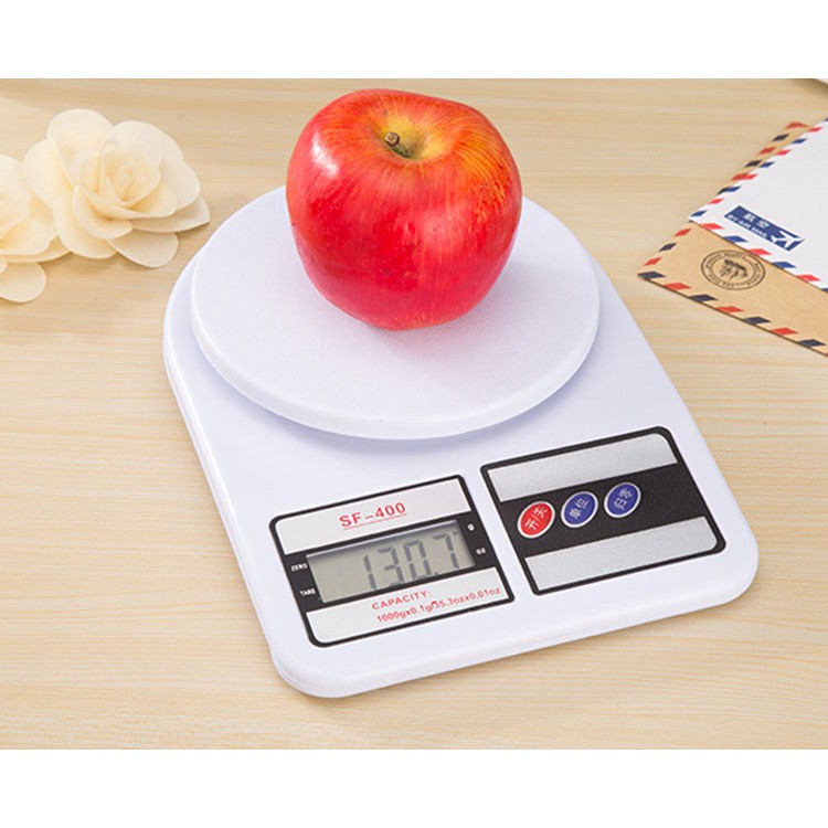 [RẺ VÔ ĐỊCH] Cân mini nhà bếp SF400 siêu tiện lợi CÂN ĐIỆN TỬ CÂN TIỂU LY  độ chính xác cao chỉ 1g,tặng kèm pin | BigBuy360 - bigbuy360.vn