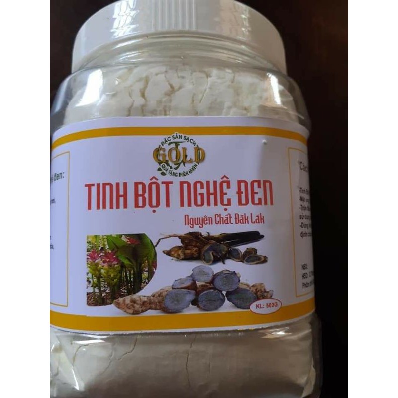 500g Tinh Bột Nghệ Đen Nguyên Chất Handmade