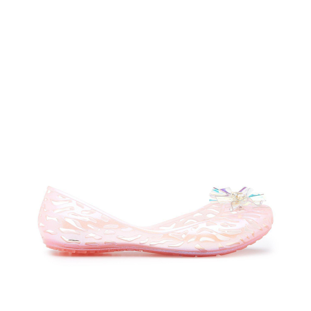 Jelly Bunny  - Giày nữ búp bê đế bệt  ZANDRA ICE FLOWER B20WLFL011 màu hồng trong suốt