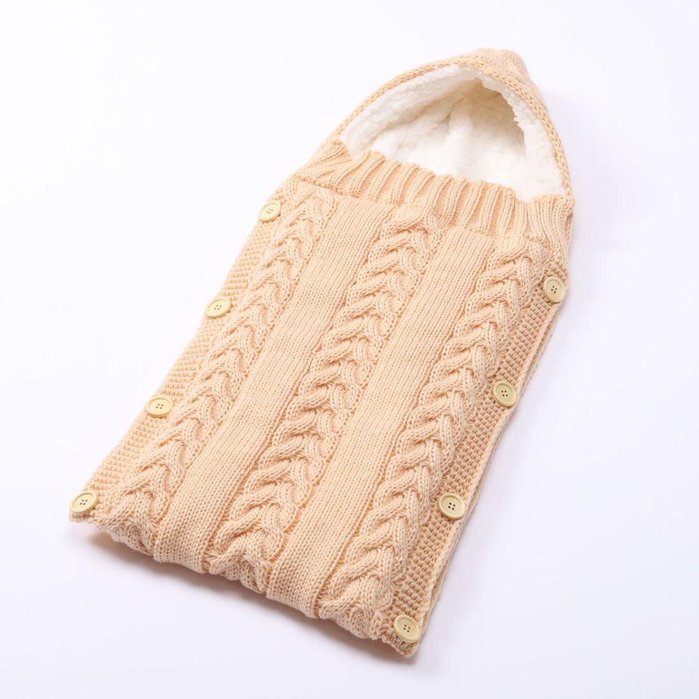 Chăn Quấn Giữ Ấm Mùa Đông Bằng Len Dễ Thương Cho Bé