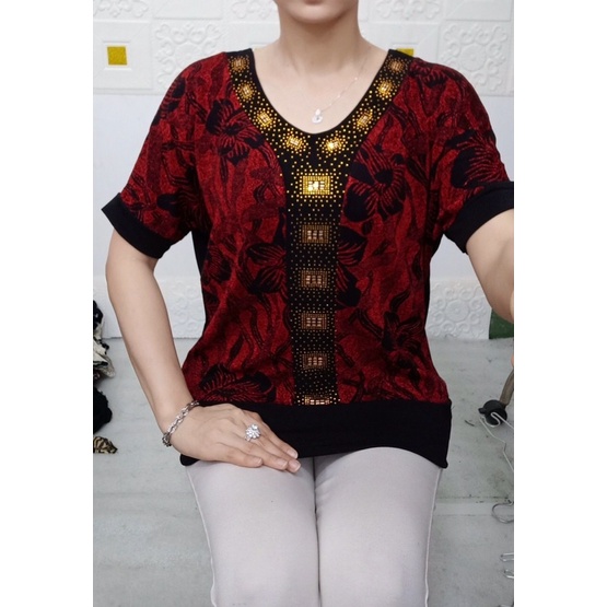 Áo thun nhũ trung niên cao cấp