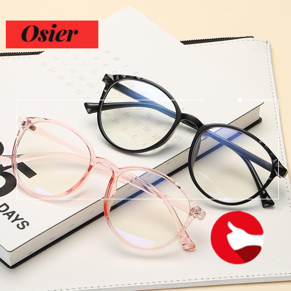 Mắt Kính Gọng Tròn Trong Suốt Siêu Nhẹ Giảm Mệt Mỏi