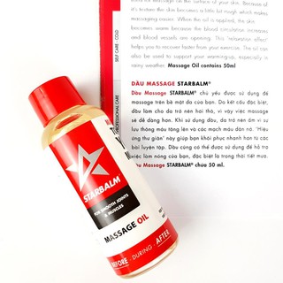 Dầu Xoa Bóp Starbalm Massage Oil 50ml