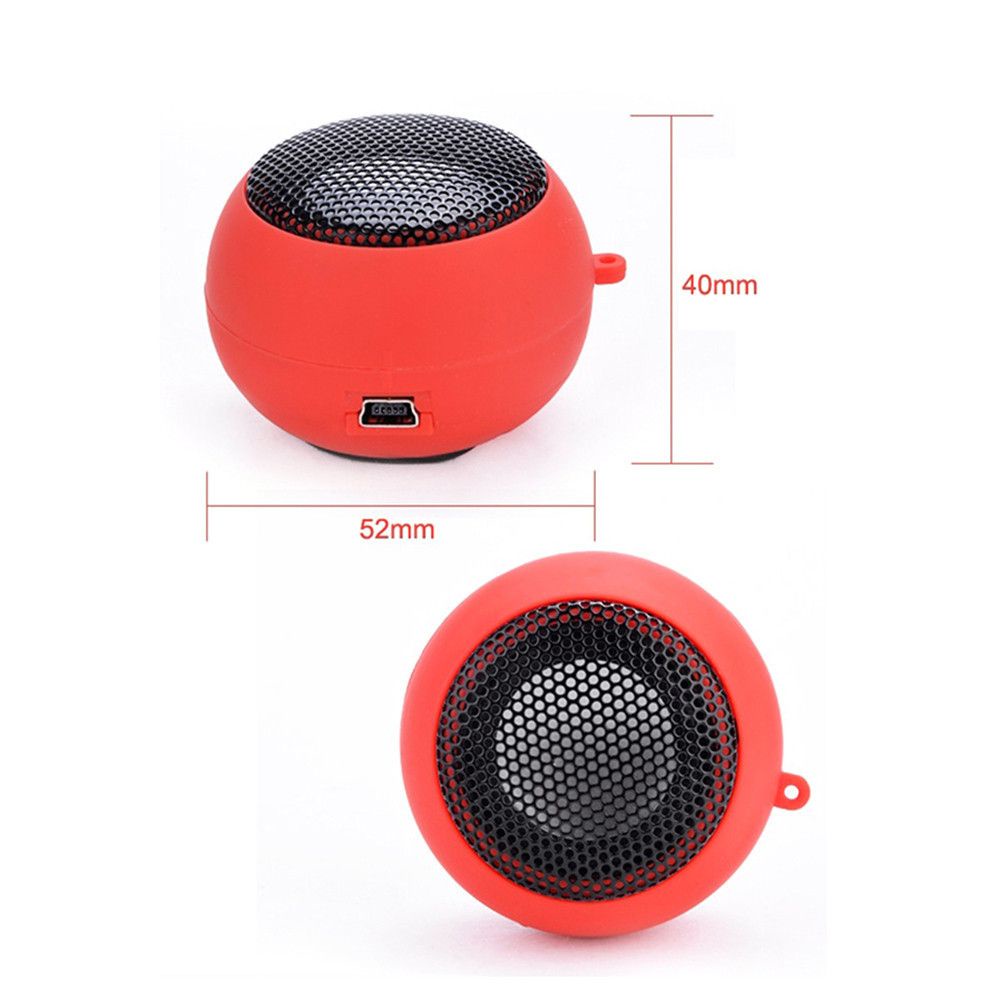 Loa nghe nhạc bluetooth mini hình hamburger giắc cắm 3.5mm cho điện thoại/PC laptop