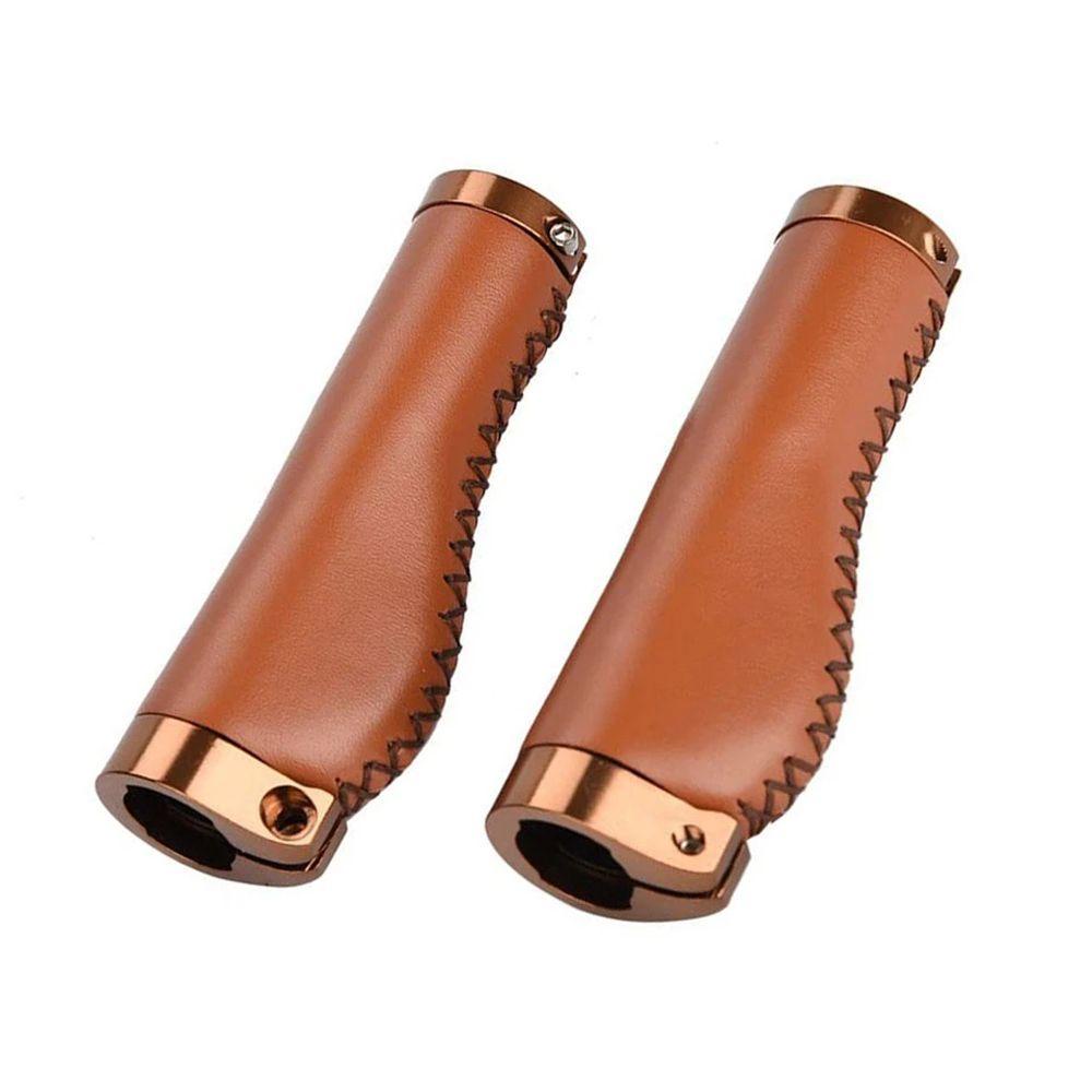 Vỏ Bọc Tay Lái Xe Đạp Leo Núi Bằng Da Bò Phong Cách Vintage