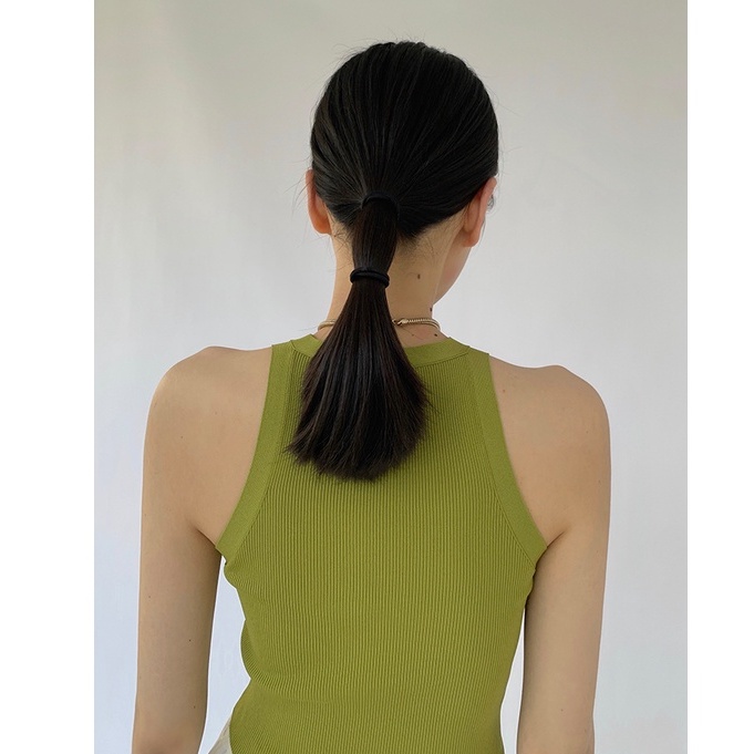 Áo cổ yếm mỏng co giãn thời trang mùa hè dành cho nữ