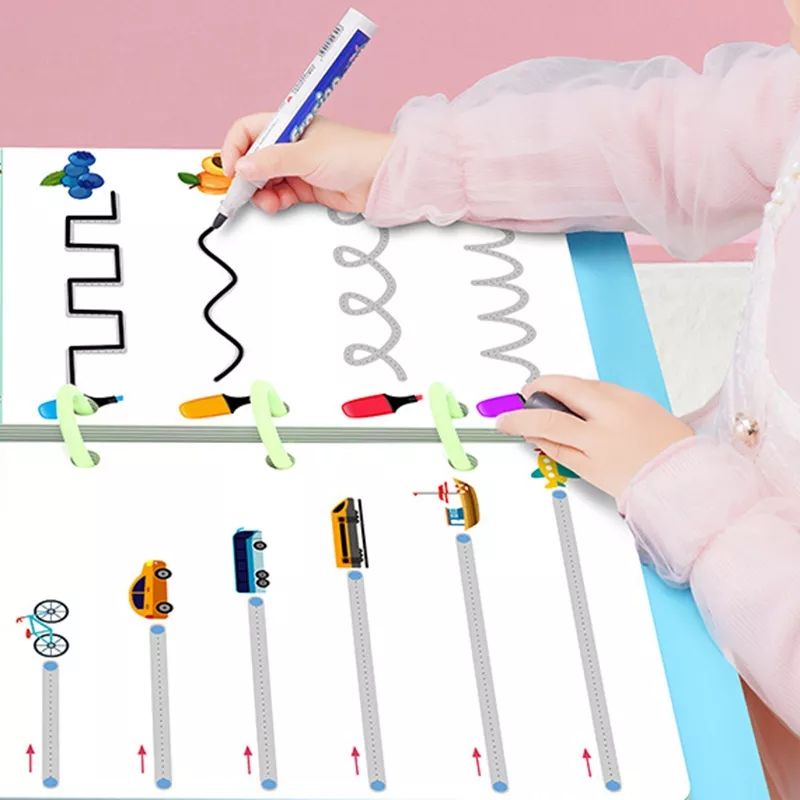 Tập tô vẽ thông minh xóa được - Đồ chơi Giáo dục toàn diện Montessori cho bé