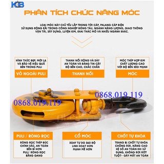 Móc cẩu vàng loại 1 tấn