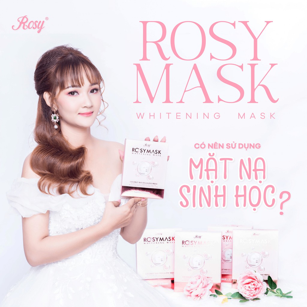 Mặt Nạ Sinh Học - ROSYMASK (dưỡng ẩm, mịn màng, làm trắng da) | BigBuy360 - bigbuy360.vn