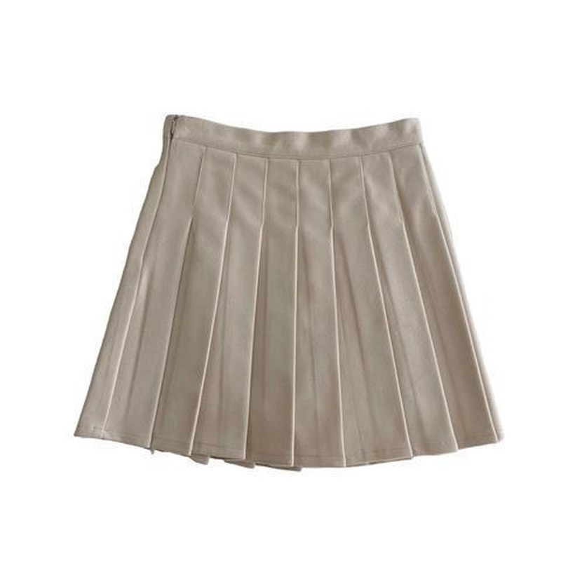 Chân Váy Ngắn Xếp Ly Màu Sắc Thời Trang Xuân Thu Cho Nữ