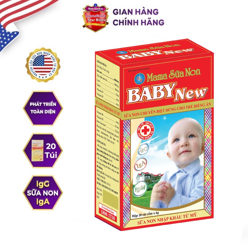 [ HÀNG CHÍNH HÃNG ] Sữa non Baby New G&P France