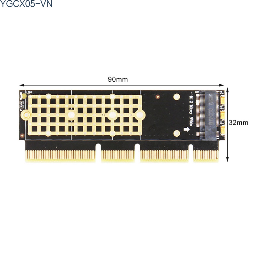 Thẻ Chuyển Đổi Jeyi Mx16-1U M.2 Nvme Ssd Ngff Sang Pcie 3.0 X16 M Chìa Khóa Hỗ Trợ Tản Nhiệt Pci Express 3.0x4 | BigBuy360 - bigbuy360.vn