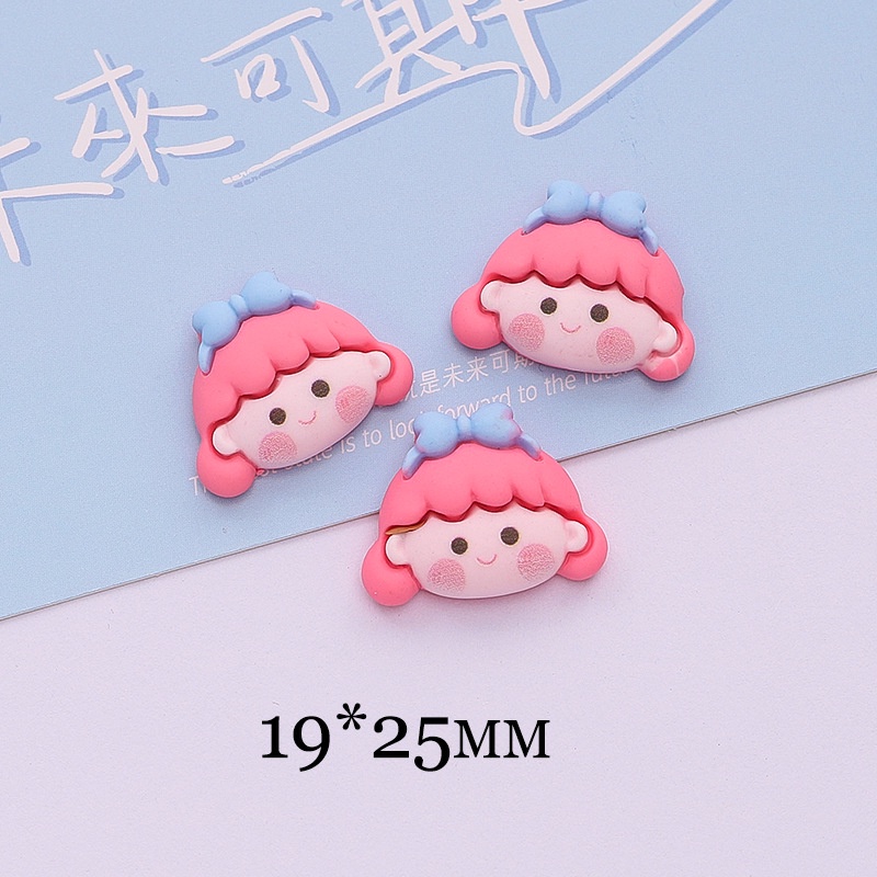 10 Phụ Kiện Keo Dán Hình Mặt Công Chúa Dùng Trang Trí Điện Thoại/ Album Ảnh