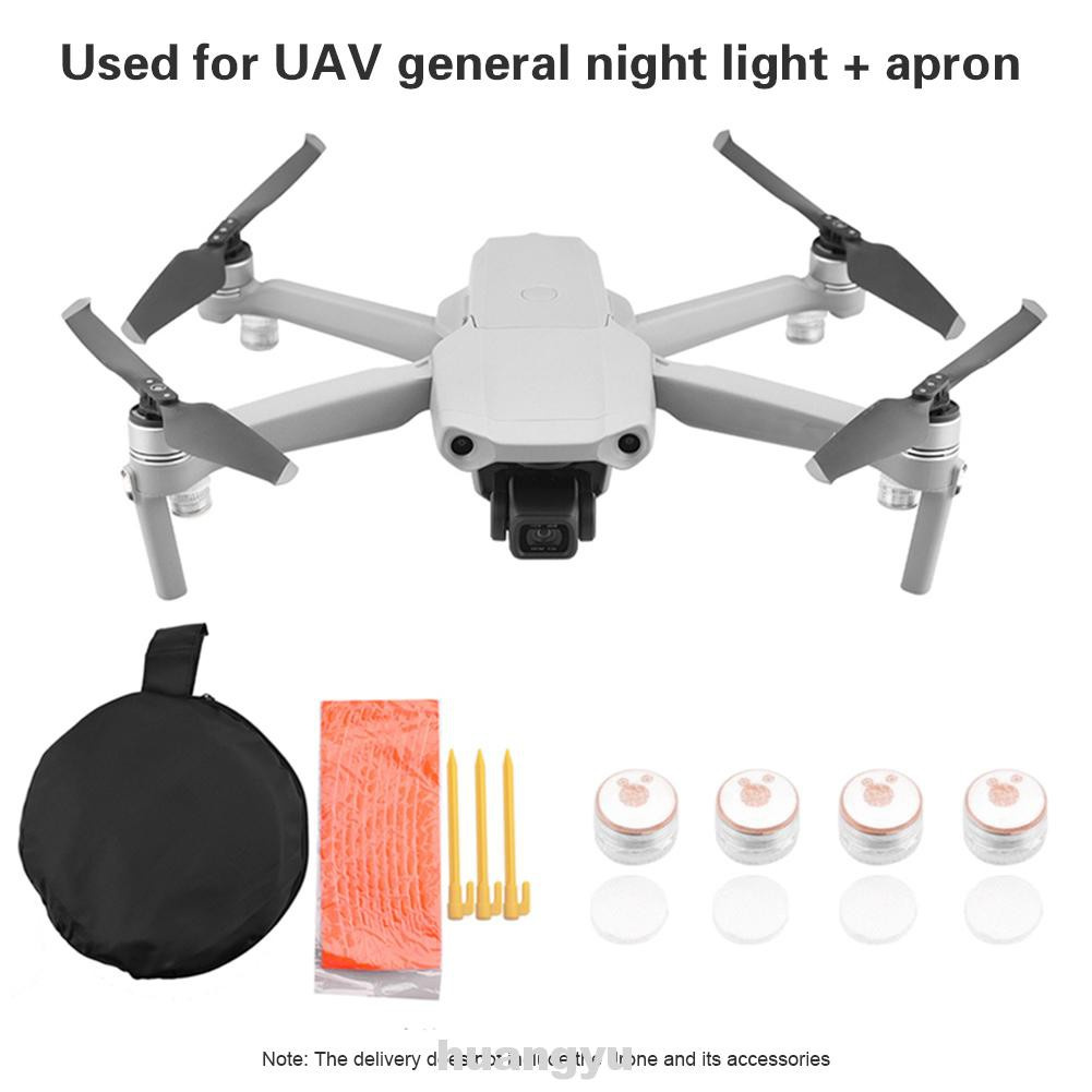 75cm Landing Pad Outdoor Round Universal ABS Foldable Waterproof Portable Drone Night Flight Light For DJI Mavic Air 2