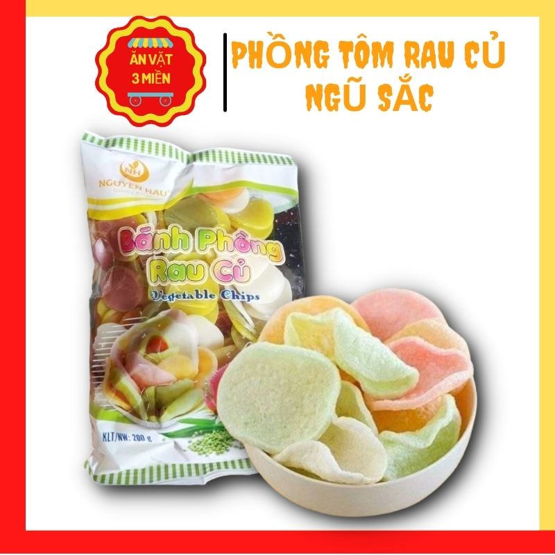 Phồng tôm rau củ 180g