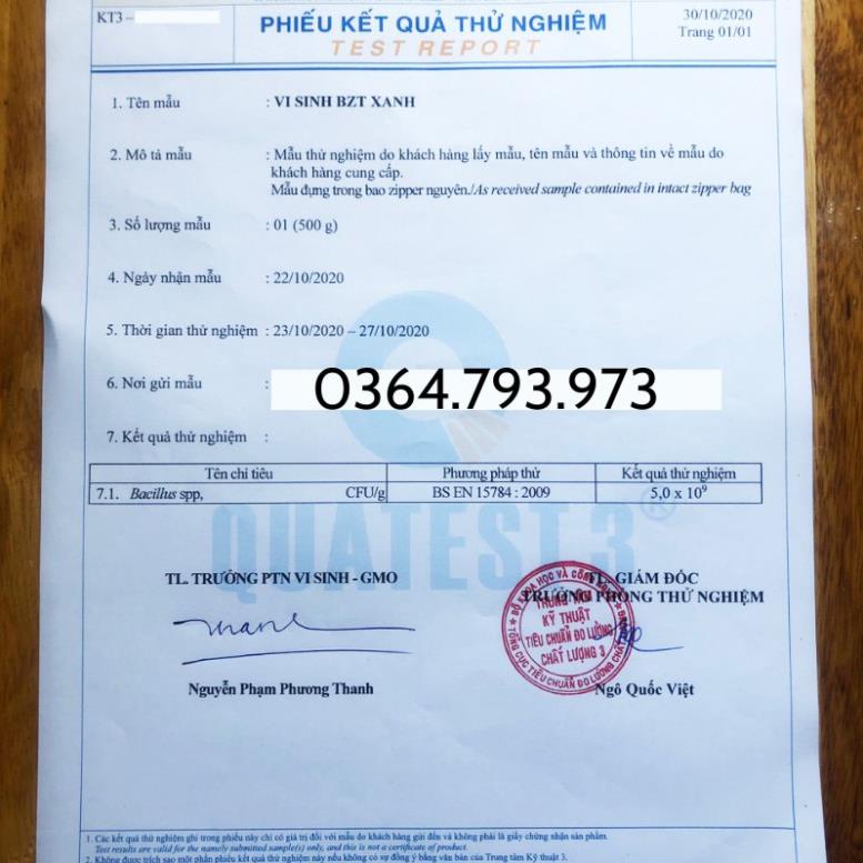 [Hàng Loại 1- Nhập Khẩu]  Vi Sinh BZT - Vi sinh Nuôi Tôm Phân Hủy Bùn