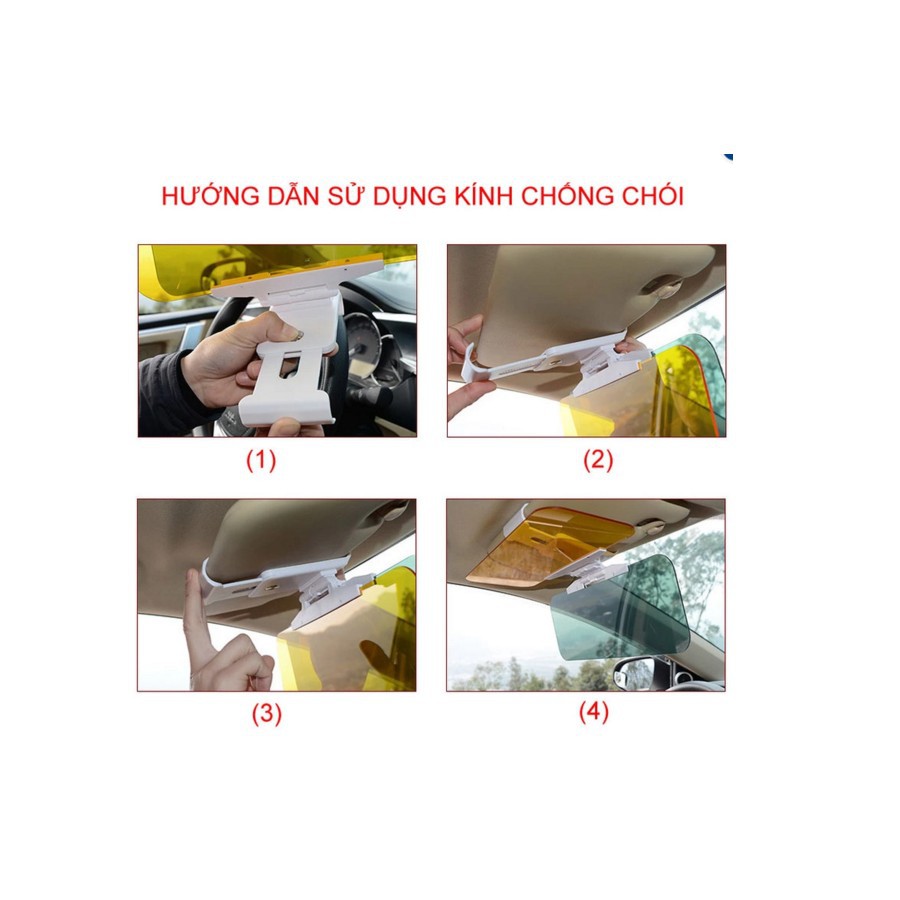 [Rẻ] Kính chống chói ngày và đêm dành cho ôtô [THS]