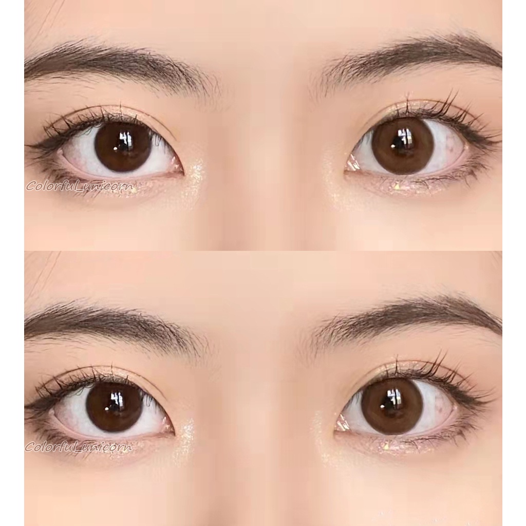 Kính áp tròng Colorhunter Dùng 1 Năm 14.2mm 0 - 8 Độ 1 cặp 1 cặp