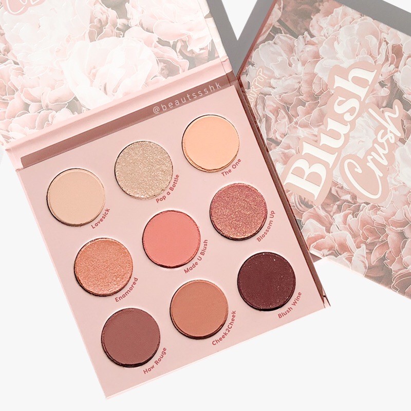 Bảng phấn mắt Colourpop Blush crush tông hồng siêu xinh bảng màu mắt Colourpop phấn trang điểm Colourpop eyeshadow