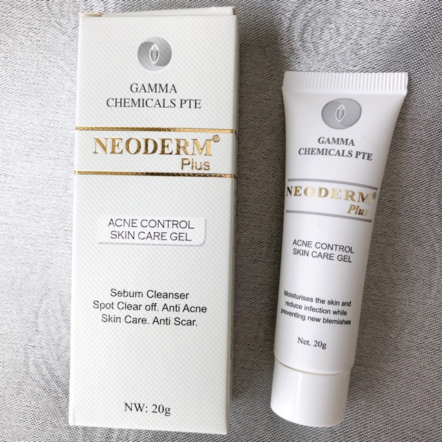>>Neoderm Plus Gamma Chemicals Gel Giảm Mụn, Mờ Thâm, Ngừa Sẹo 20g