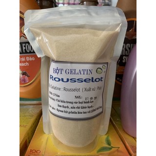 Bột gelatine pháp 500gr date 2026