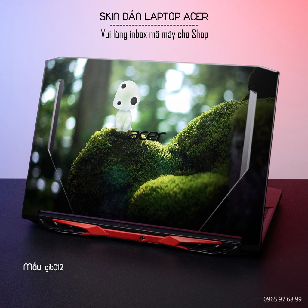 Dán decal cho các dòng Laptop Acer in hình dêc thương cực đẹp theo yêu cầu