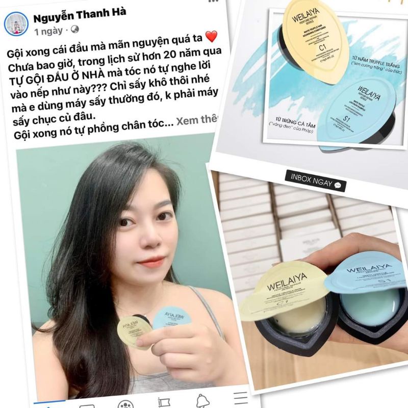 Set Mini gội xả phục hồi tóc đa tầng Weilayya, hương nước hoa nuôi dưỡng da đầu cho tóc suôn mượt