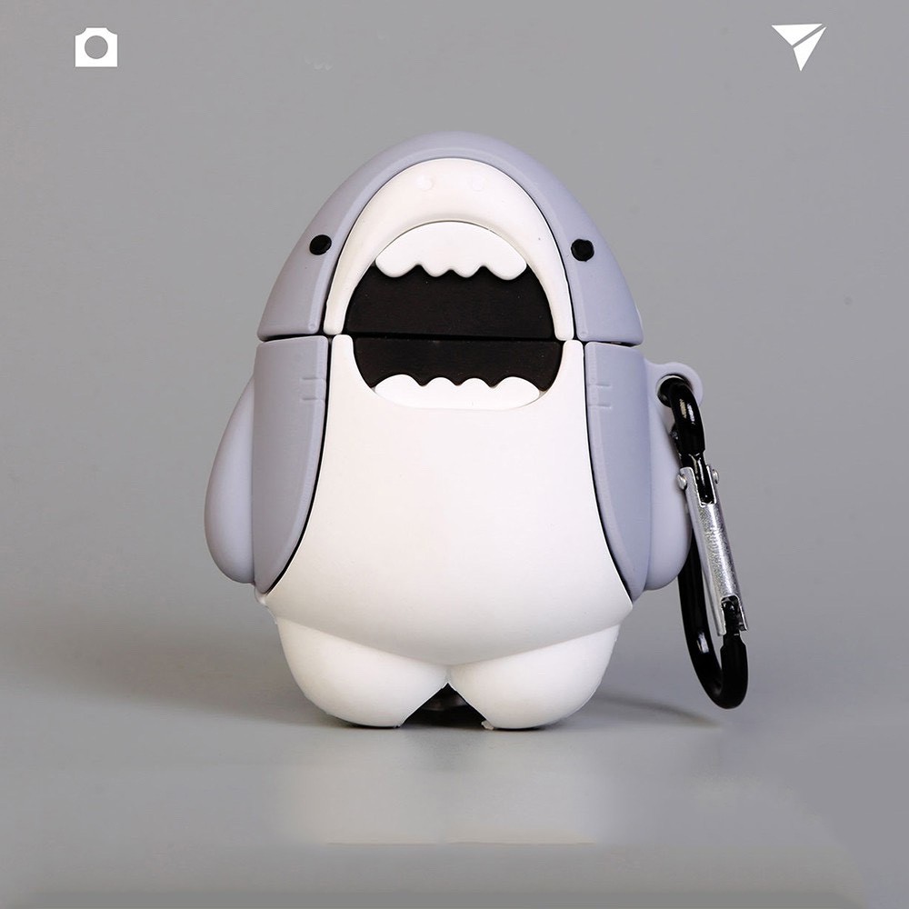 [Quà tặng ý nghĩa] Ốp Airpods cá mập baby shark Vỏ Bao Airpods 1/2/PRO - Case Đựng Tai Nghe không dây i11, i12, i13