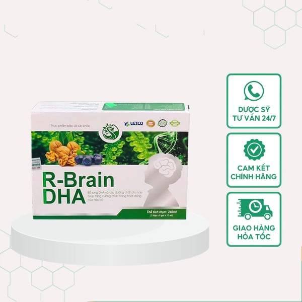R-BRAIN DHA, bổ não trẻ em  bổ sung DHA kèm vitamin cho bé