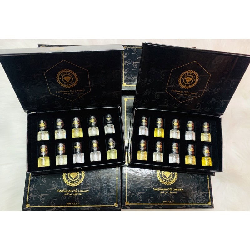Set 10 chai Tinh dầu nước hoa Dubai Nam - Nữ | Thế Giới Skin Care