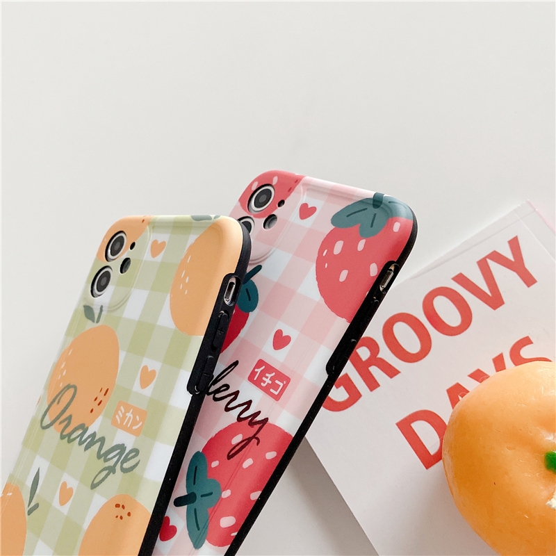 Ốp lưng iphone imd new hè cam dâu 5/5s/6/6plus/6s/6splus/7/7plus/8/8plus/x/xr/xs/11/12/pro/max/plus/promax - Awifi Q1-5 | BigBuy360 - bigbuy360.vn