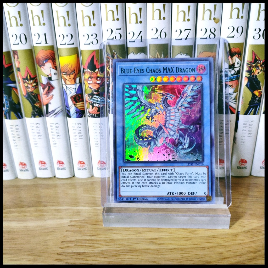 Thẻ bài yugioh chính hãng Blue-Eyes Chaos MAX Dragon -Ultra Rare