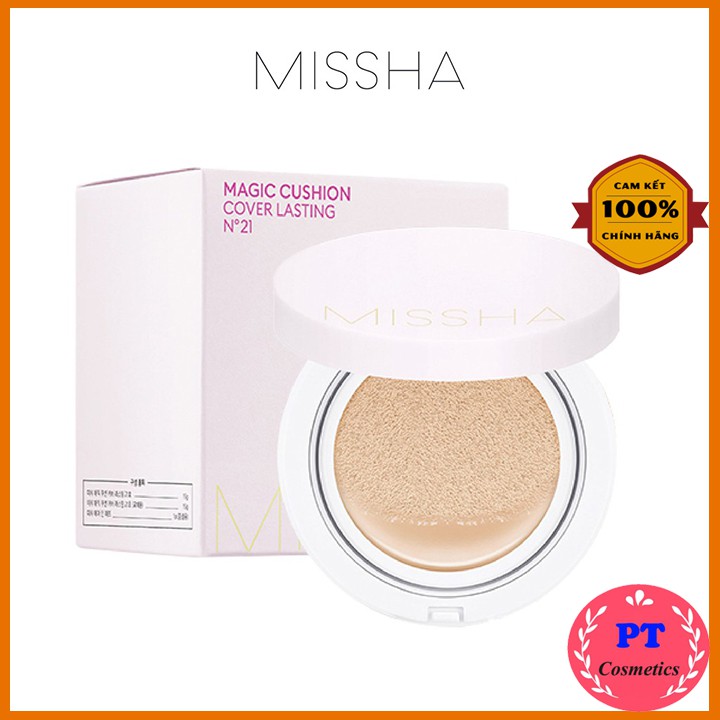 Phấn Nước Kiềm Dầu Missha Magic Cushion Cover Lasting SPF50+ PA+++ 15G