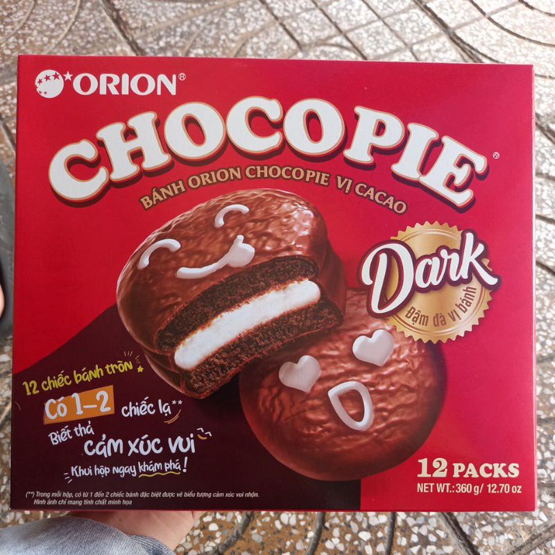 BÁNH CHOCOPIE DARK VỊ CACAO