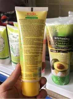 Sữa rửa mặt nghệ E100 100g