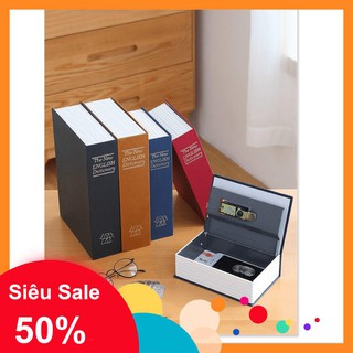 Két sắt mini két sắt hình quyển sách loại nhỏ 11.5x8x4.5cm 10005