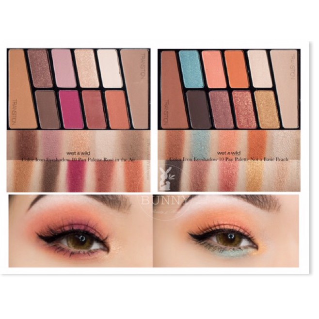 [Mã giảm giá shop] Bảng phấn mắt Wet N Wild Color Icon Eyeshadow 10 Pan Palette Bunny Beauty hàng đủ bill