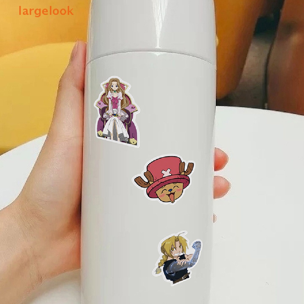 [largelook] 50PCS Classical Anime Graffiti Stickers For Laptop Skateboard Decal Stickers