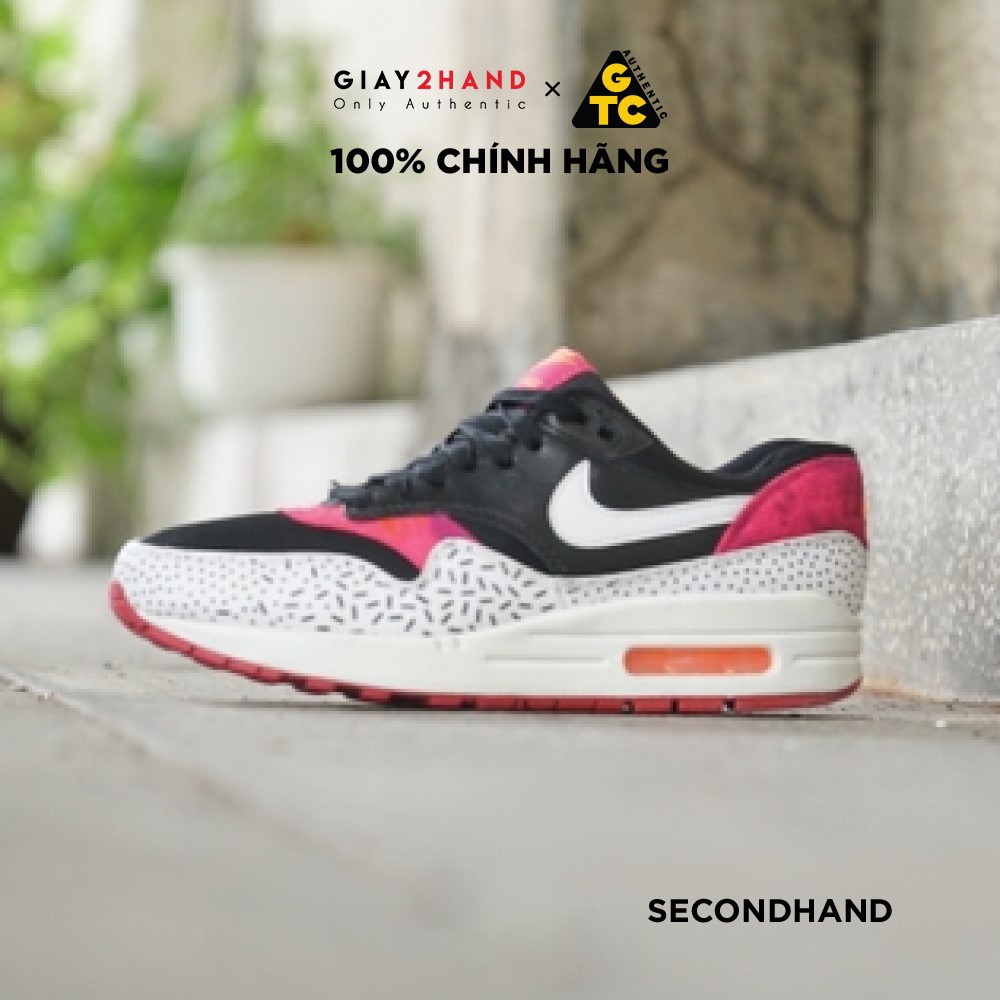 [Giày 2hand] Giày Thể Thao NIKE AIRMAX 1 PRINT SPRINKLE PACK 528898-002 GIÀY CŨ CHÍNH HÃNG