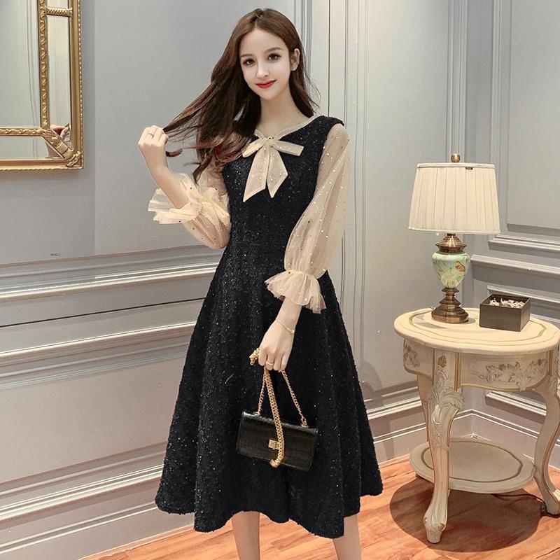 Đầm dài dáng ôm thời trang mùa thu 2020 hàng mới dành cho bạn nữ