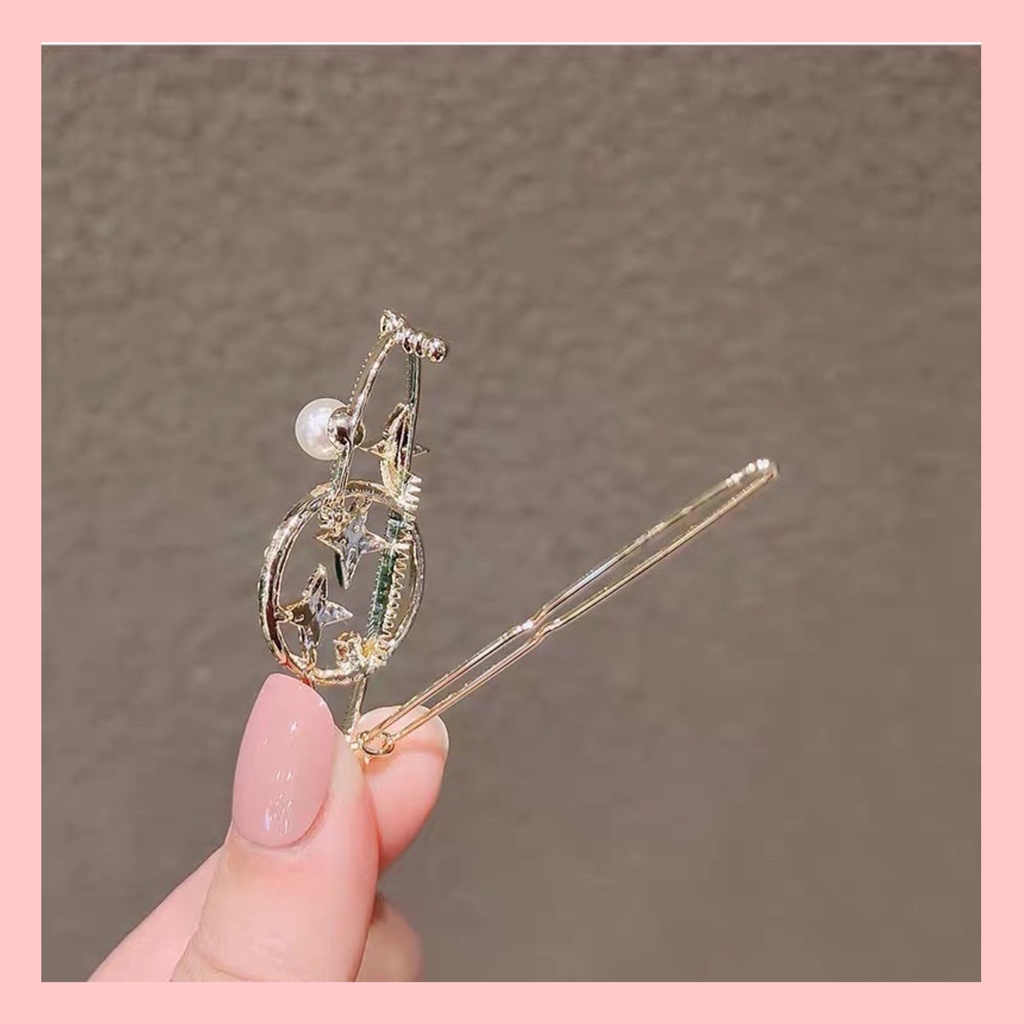 [Mới] Kẹp Tóc Trời Sao Thời Trang Nữ Phong Cách Thơ Mộng Vũ Trụ Hành Tinh Mã Số Mona 015.